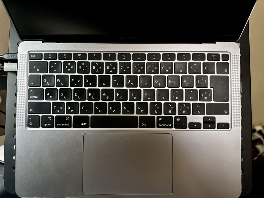 Apple M1 MacBook Airのキー配列