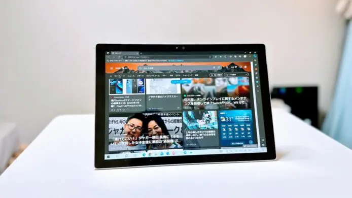 Surface Pro4の画面